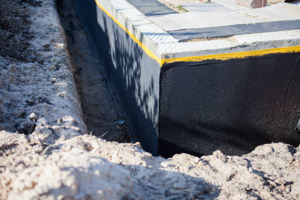 Professional Foundation Crack Repair technician working in Cadillac, MI